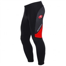 Nuckily CK133 Multilevel Gel Padded Cycling Tight Black And Red