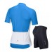 Nuckily Half Sleeve Jersey And Gel Padded Shorts Set Blue (MG043 NS355)