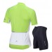 Nuckily Half Sleeve Jersey And Gel Padded Shorts Set Green (MG043 NS355)