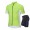 Nuckily Half Sleeve Jersey And Gel Padded Shorts Set Green (MG043 NS355)
