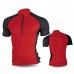 Nuckily Half Sleeve Jersey And Gel Padded Shorts Set Red (NJ601 NS355)