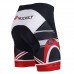 Nuckily Half Sleeve Jersey And Gel Padded Shorts Set White Black And Red (MA008 MB008)
