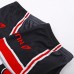 Nuckily Half Sleeve Jersey And Gel Padded Shorts Set White Black And Red (MA008 MB008)