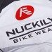 Nuckily Half Sleeve Jersey And Gel Padded Shorts Set White Black And Red (MA008 MB008)