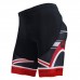 Nuckily Half Sleeve Jersey And Gel Padded Shorts Set White Black And Red (MA008 MB008)