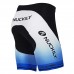 Nuckily Half Sleeve Jersey And Gel Padded Shorts Set White And Blue (MA002 MB002)