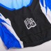 Nuckily Half Sleeve Jersey And Gel Padded Shorts Set White And Blue (MA002 MB002)