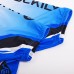 Nuckily Half Sleeve Jersey And Gel Padded Shorts Set White And Blue (MA002 MB002)