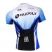 Nuckily MA002 SS Cycling Jersey White And Blue