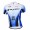 Nuckily MA002 SS Cycling Jersey White And Blue