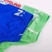 Nuckily MA003 SS Cycling Jersey White Green And Blue