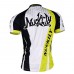 Nuckily MA007 SS Cycling Jersey White And Yellow