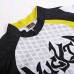 Nuckily MA007 SS Cycling Jersey White And Yellow