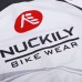 Nuckily MA008 SS Cycling Jersey White Black And Red