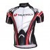 Nuckily MA008 SS Cycling Jersey White Black And Red