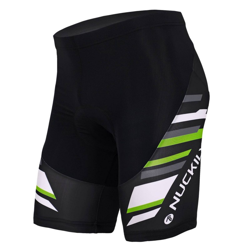 Nuckily MB004 Gel Padded Cycling Short Black