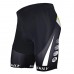Nuckily MB007 Gel Padded Cycling Short White And Yellow