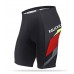 Nuckily MB021 Gel Padded Cycling Short Black And Red