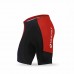 Nuckily MB024 Gel Padded Cycling Short Black And Red