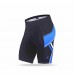 Nuckily MB025 Gel Padded Cycling Short Black And Blue