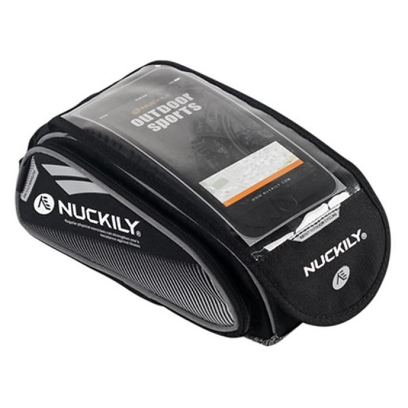 Nuckily MC-PL06  Mobile Phone And Accessories Saddle Bag Black