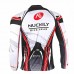 Nuckily MC006 Full Sleeve Cycling Jersey White And Red