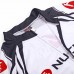 Nuckily MC006 Full Sleeve Cycling Jersey White And Red