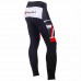Nuckily MD006 Multilevel Gel Padded Cycling Tight White And Red