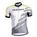 Nuckily MG004 SS Cycling Jersey White Grey And Yellow