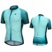 Nuckily MG033 SS Cycling Jersey White And Green