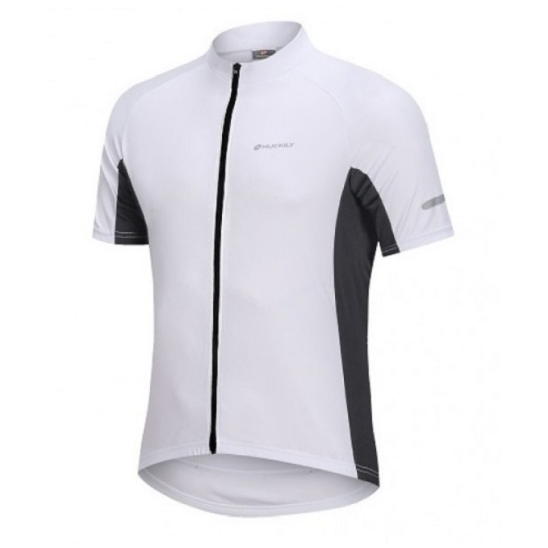 Nuckily MG043 SS Cycling Jersey White