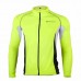 Nuckily MH008 Full Sleeve Cycling Jersey Neon Green