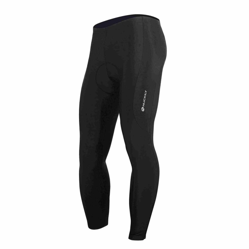 Nuckily MM007 Multilevel Gel Padded Cycling Tight Black