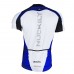 Nuckily NJ502 SS Cycling Jersey White And Blue