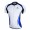 Nuckily NJ502 SS Cycling Jersey White And Blue