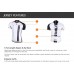 Nuckily NJ503 SS Cycling Jersey White And Black