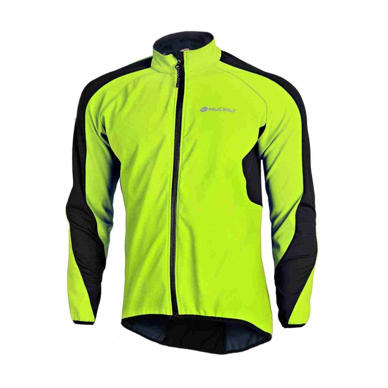 Nuckily NJ604 Winter Fleece Cycling Jacket Green