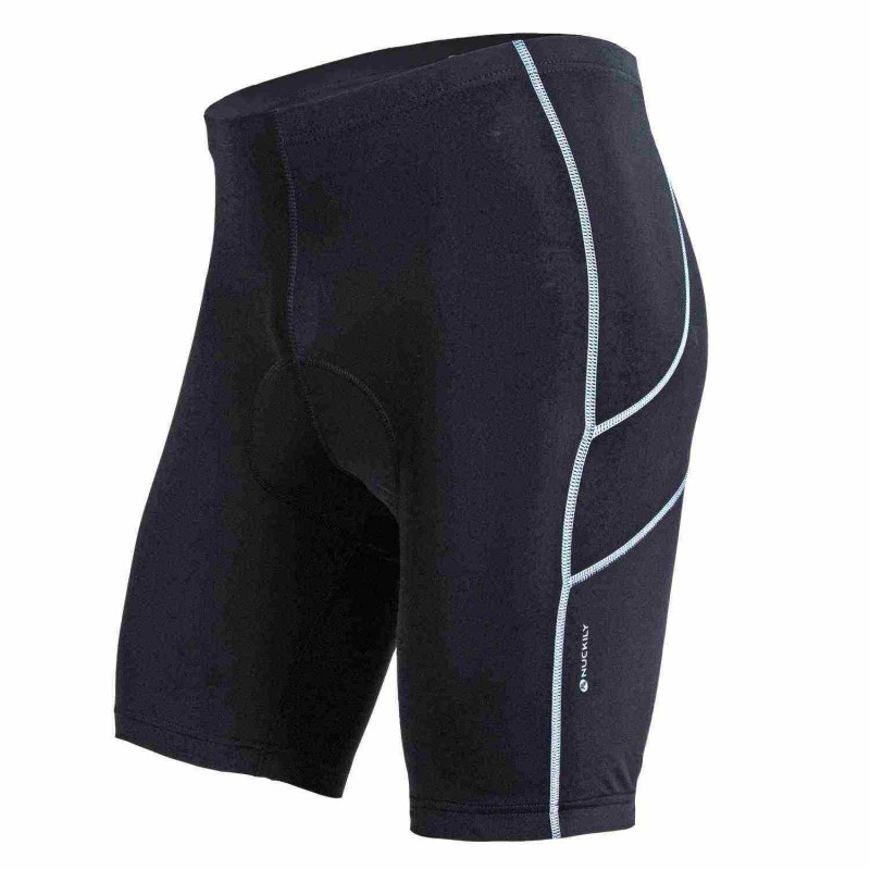 Nuckily NS351 Gel Padded Cycling Short Grey Black