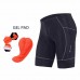 Nuckily NS361 Gel Padded Cycling Short Black