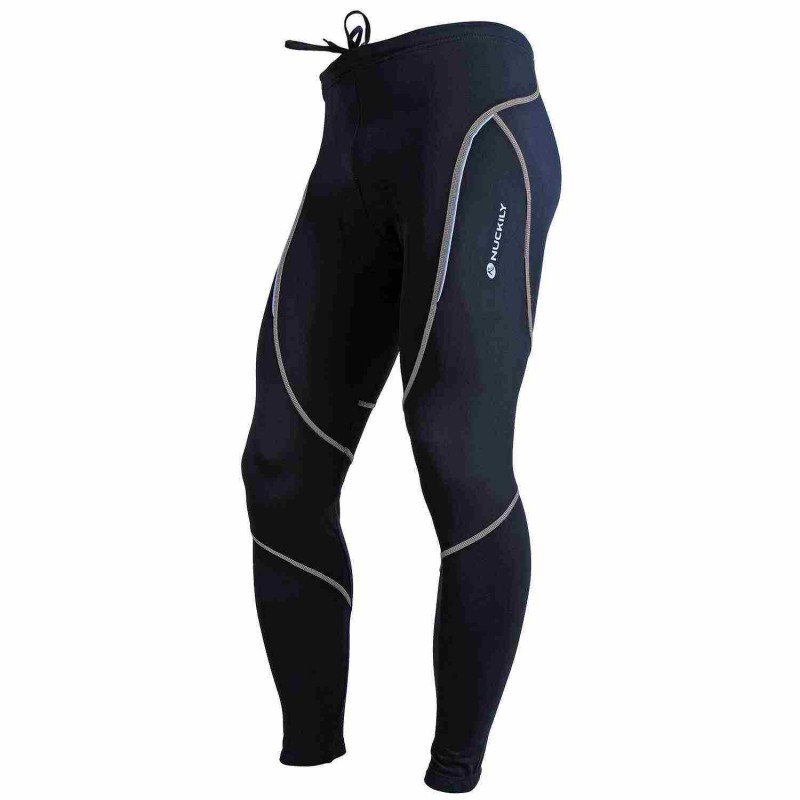 Nuckily NS903 Multilevel Gel Padded Winter Fleece Cycling Tight Black