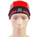 Nuckily PJ11 Printed Pirate Headband Sweat Proof Bandana Red Black