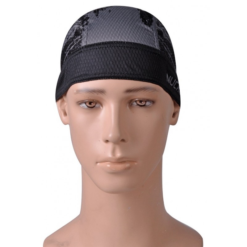 Nuckily PJ16 Printed Pirate Headband Sweat Proof Bandana Black