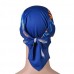 Nuckily PJ18 Printed Pirate Headband Sweat Proof Bandana Blue