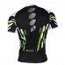 Nuckliy Half Sleeve Jersey And Gel Padded Shorts Set Black (MA004 MB004)