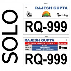 The Deccan Cliffhanger 2021 Racer Number Plate