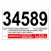 Audax India Bicycle Number Plate for BRM (1unit)