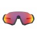 Oakley Flight Jacket Sunglasses With prizm Road Lens  Polished Black