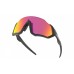 Oakley Flight Jacket Sunglasses With prizm Road Lens  Polished Black