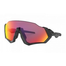 Oakley Flight Jacket Sunglasses With prizm Road Lens  Polished Black