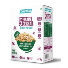 On The Run 5 Grain Cereal Plant Protein (470g Box)